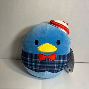 Sanrio Tuxedo Sam plaid vest Squish mellow 6.5 inch plush new 2023